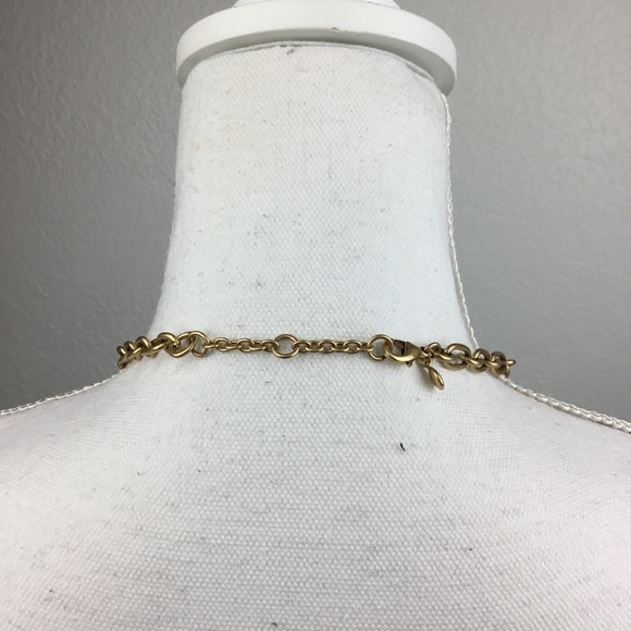 J. Crew Tortoise Resin Link Statement Necklace - Picture 4 of 6